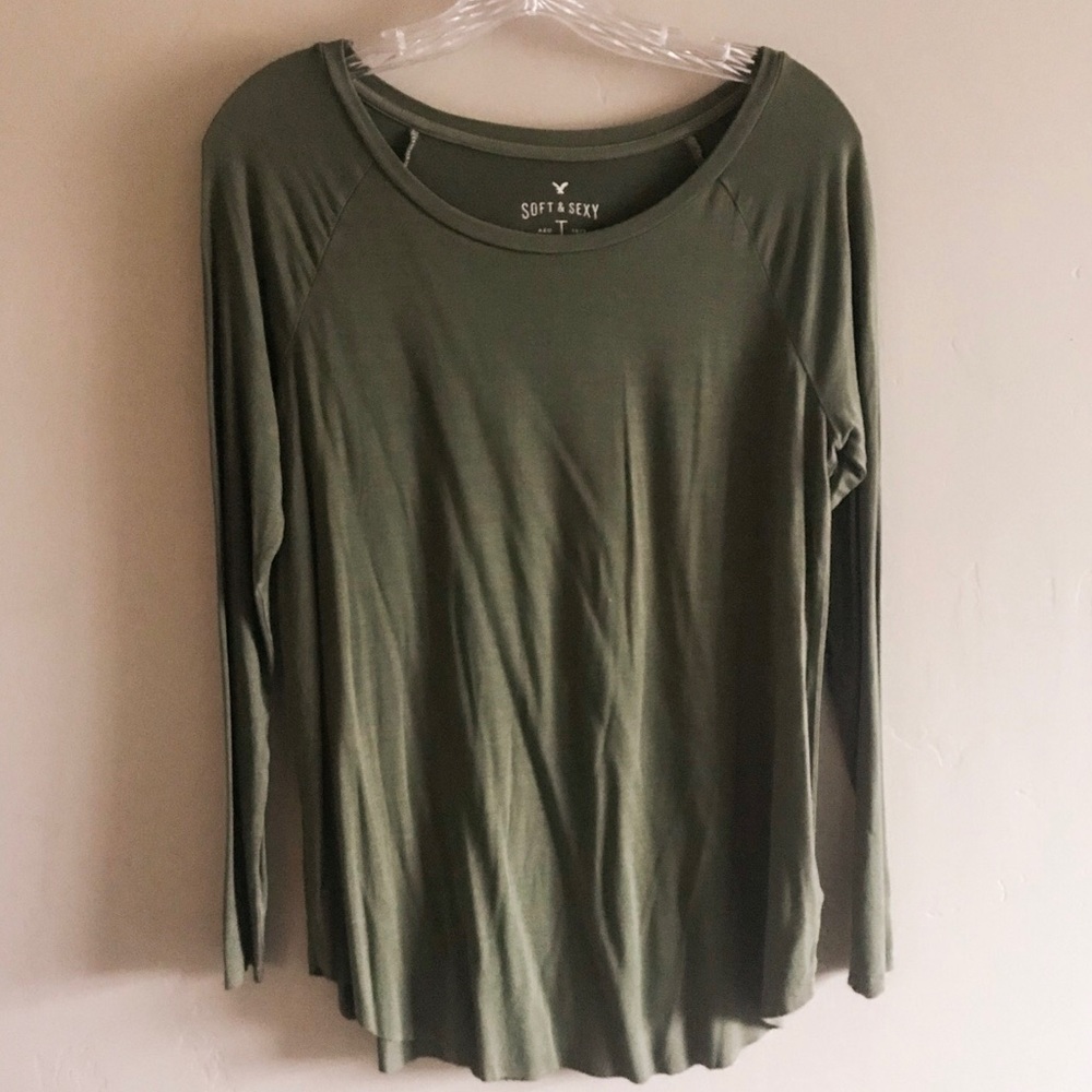 Green AEO SUPER SOFT Top